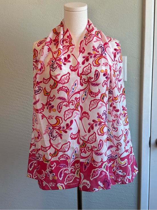 Cynthia Rowley Accessories - Bundle 2/$30! Cynthia Rowley Silk Scarf Pink Floral
